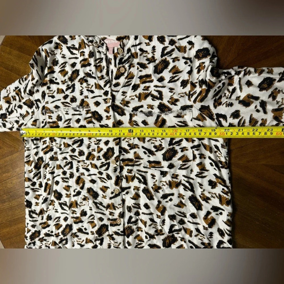 Show Me Your Mumu Marcella Shirt Cheetah Button Up Shirt Boho Chic Size XS - Picture 4 of 9